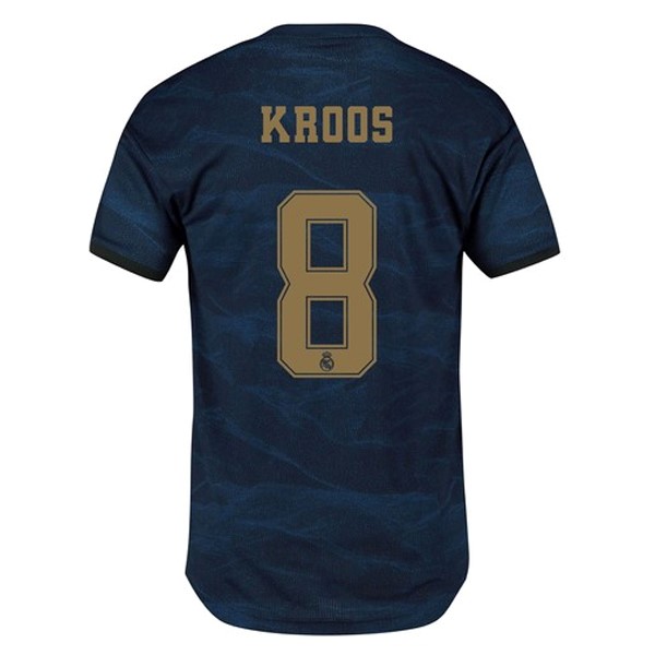 Camiseta Real Madrid NO.8 Kroos 2ª 2019/20 Azul